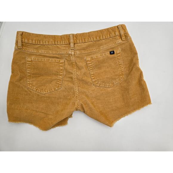 GAP Women’s Corduroy Shorts Size 6 – Tan / Camel, Excellent Pre-Owned - Picture 7 of 8